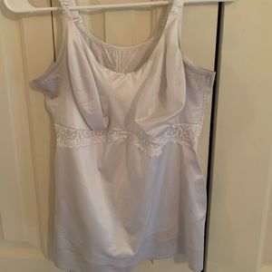 Ruby Ribbon white lace cami